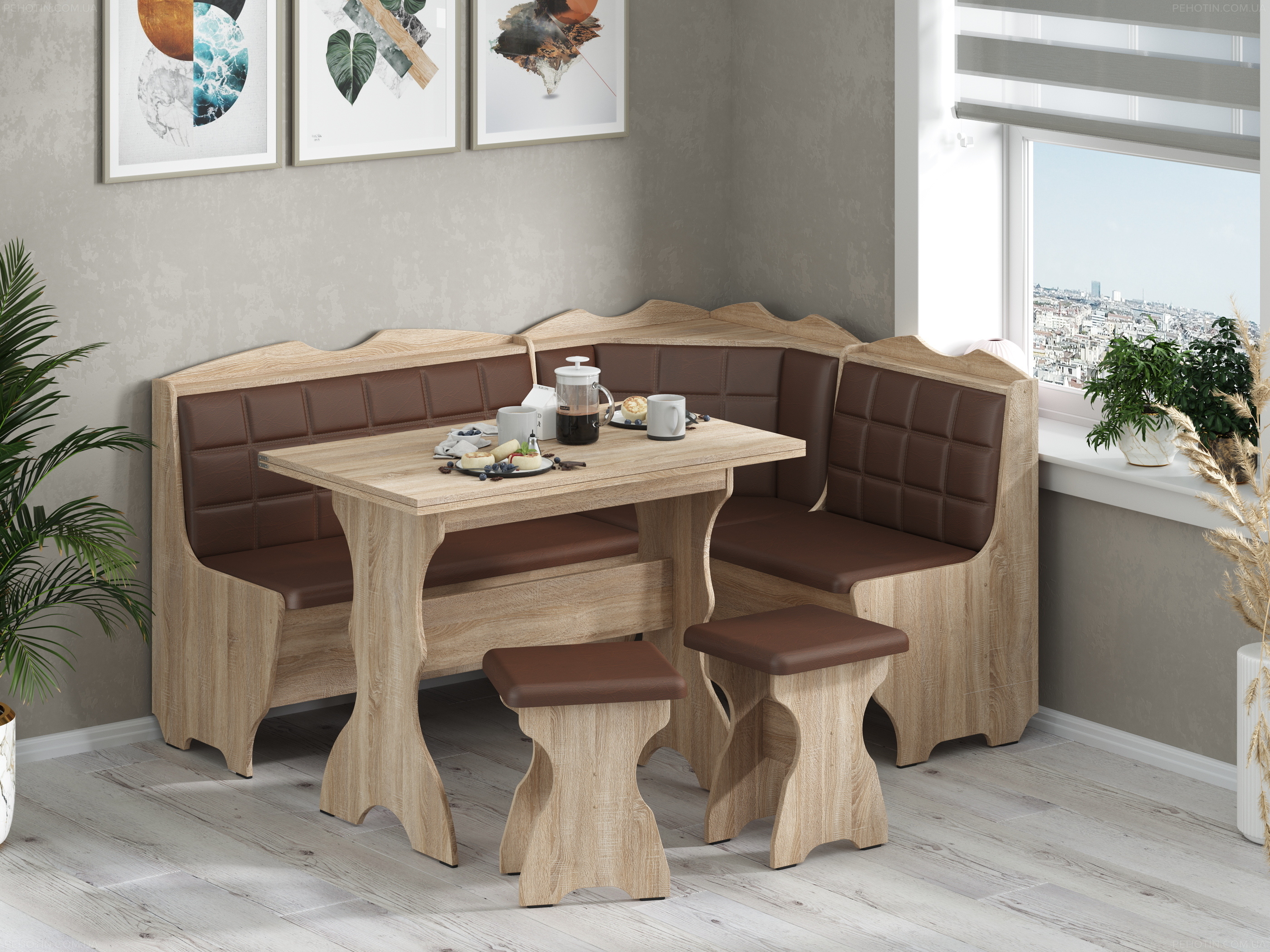 アイアンプレート／メゾンドファミーユ　maison de famille Стол раскладной Fold FL1000 (1000х600х750Н) черный/Антрацит