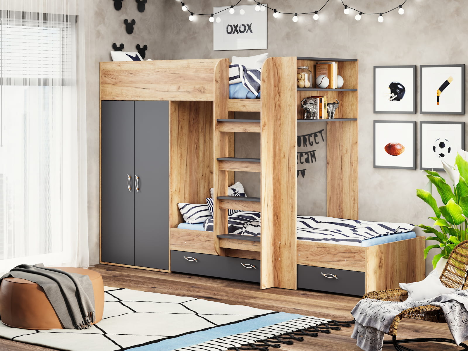 Двухъярусные кровати